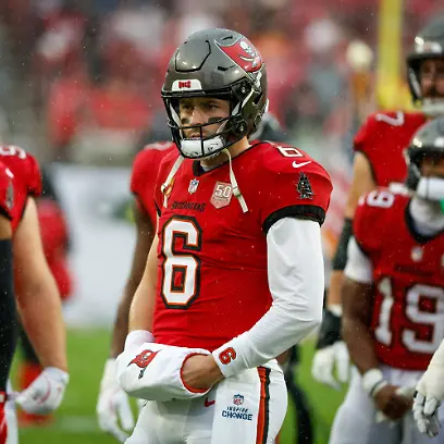 January-3-2026-Tampa-Florida-USA-Tampa-Bay-Buccaneers-quarterback-Baker-Mayfield-6-waits-for-teammates-to-be-introduced-ahead-of-a-game-against-the-Carolina-Panthers-at-Raymond-James-Stadium-in-Tampa-on-Saturday-Jan-3-2026