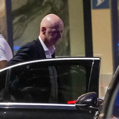 FIFA-president-Gianni-Infantino-leaves-after-attending-a-Women-AFCON-2026-soccer-match-between-Malawi-and-Zambia-in-Rabat-Morocco-Wednesday-Aug-5-2026
