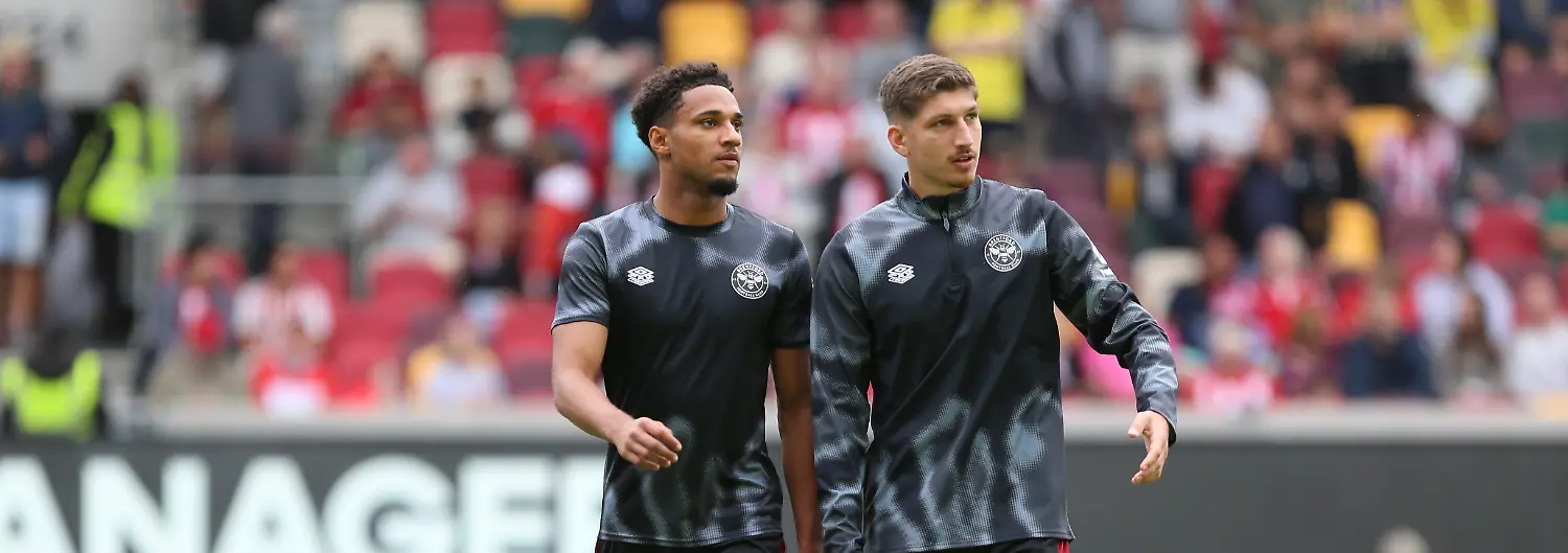 August-31-2024-London-England-United-Kingdom-London-August-31st-2024-Kevin-Schade-of-Brentford-and-Vitaly-Janelt-of-Brentford-during-the-Premier-League-match-between-Brentford-and-Southampton-at-The-GTech-Community-Stadium-on-August-31-2024-in-London-England