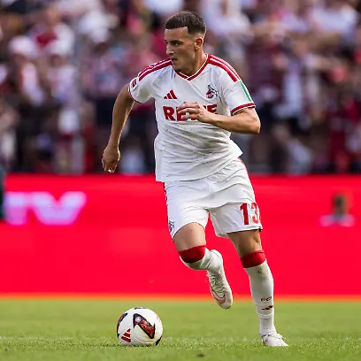 COLOGNE-GERMANY-AUGUST-08-Said-El-Mala-1-FC-Koeln-13-controls-the-ball-during-a-friendly-match-of-season-2026-27-between-1-FC-Koeln-vs-Real-Sociedad-San-Sebastian-at-RheinEnergiestadion-on-August-08-2026-in-Cologne-Germany