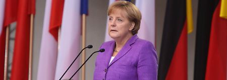 Bundeskanzlerin Merkel würdigte in Krakau insbesondere die Verdienste der Polen.