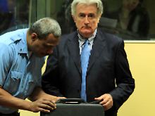 Karadzic in Den Haag im März 2009.