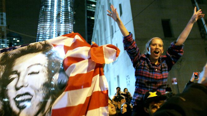 "Wir haben gewonnen": Amerikaner feiern Tötung Bin Ladens