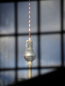 Der Berliner Fernsehturm.