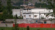 Die Villa in Abbottabad, in der Osama bin Laden starb.