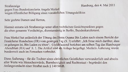 Das Schreiben des Arbeitsrichters.