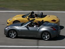 Einen eindeutigen Sieger gibt es bei diesem Vergleich nicht: Fahrdynamisch hat der Nissan gegenüber dem Porsche das Nachsehen, aber er bietet reichlich Ausstattung für deutlich weniger Geld. 