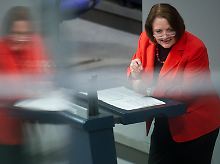 Bundesjustizministerin Sabine Leutheusser-Schnarrenberger, widerspenstig.