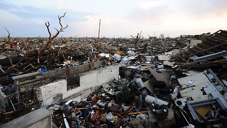 Auf einer Schneise von einem mal zehn Kilometer ist in Joplin praktisch alles zerstört.