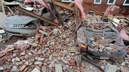 In Springfield hinterließ der Tornado schwere Zerstörungen.