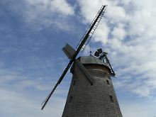 Die Straupitzer Holländermühle ist schon von Weitem zu sehen.
