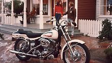 Gescheitertes Designexperiment: Das klobige Fiberglasheck der ersten Harley-Davidson FX Super Glide von 1971 fiel bei den Kunden durch. Ein Jahr später war das sogenannte Boat Tail Geschichte.