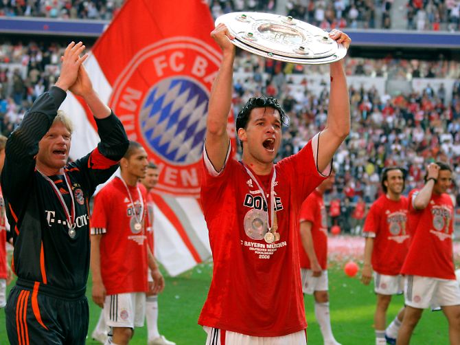 Da waren sie noch ein Team: Ballack und Kahn im Jahr 2006.