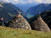 Von den Bergen bieten sich herrliche Ausblicke über das 25 Kilometer lange Val Poschiavo.