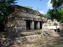 Tempel-Komplex der Maya in Yucatan.