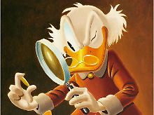 "Onkel Dagobert" in Öl: Wertvolle Gemälde wie "The Expert" von Carl Barks zählen in den Capgemini-Berechnungen nicht mit.