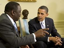 Tsvangirai trifft Obama.
