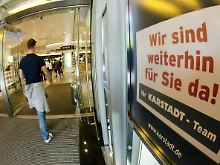In der Schwebe: Karstadt-Filiale in Frankfurt/Main.