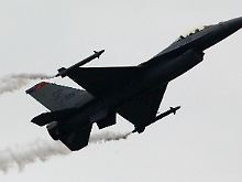 Ein F-16 Jet der US-Air-Force.