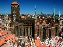Die Marienkirche in Gdansk (Danzig).