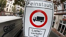 Feinstaubzonen sollen nicht nach dem Zufallsprinzip ausgewiesen werden. 