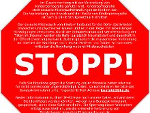 Kinderpornografische Internetseiten bekommen ein Stoppschild.