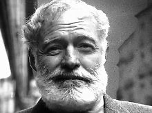 Porträt des Künstlers als Mann: Ernest Hemingway.