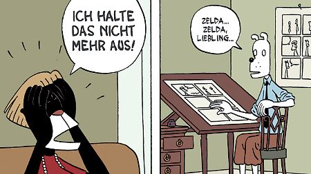 Probleme, Probleme: Fitzgeralds Frau Zelda ist unleidlich.