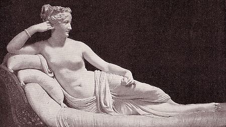 Der Stein des Anstoßes: Antonio Canova modellierte Pauline in Marmor.