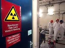 Warnung vor radioaktiver Strahlung in Krümmel. 