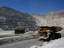 Kupferabbau in Chile.