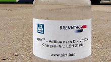 Der Harnstoff wird in den Abgasstrom der Autos gespritzt und bindet die Stickoxide.