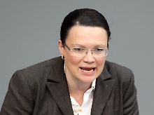 Nahles in der Präimplantationsdebatte im Bundestag.