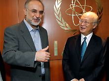 Anlass zur Hoffnung? Außenminister Salehi (links) mit IAEA-Direktor Amano.