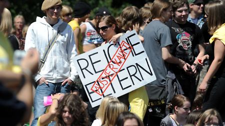 Nur gut die Hälfte der Studenten wird von den Eltern unterstützt.