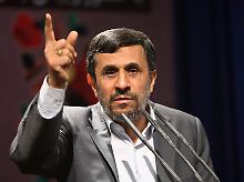 Irans Präsident Ahmadinedschad bei einem Auftritt am vergangenen Mittwoch.