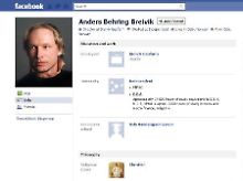Das Facebook-Profil von Breivik.
