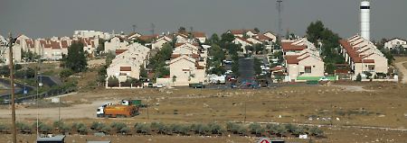 Eine jüdische Siedlung in der Westbank.