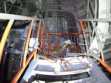 Ein von einem Hilfsroboter aufgenommenes Bild aus dem Inneren des Reaktorgebäudes.