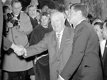 Kennedy mit Chruschtschow 