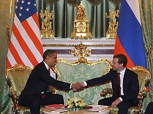 Auch militärisch wollen Medwedew und Obama künftig zusammenarbeiten.