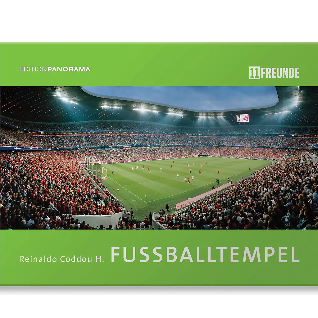 Cover-Fussballtempel