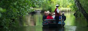Grüne Idylle mit viel Wasser: Der Spreewald