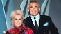 Die US-amerikanische Schauspielerin Zsa Zsa Gabor mit ihrem Mann Frederic Prinz von Anhalt im Dezember 1992 in Hamburg.
