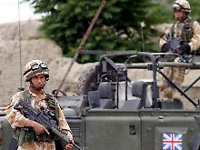Briten der ISAF-Truppe in Kabul.