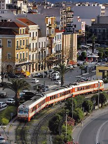 Zug in Patras.