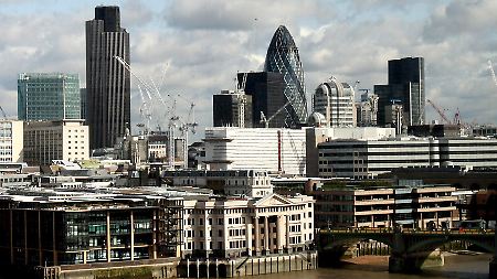 Blick auf die Londoner City.