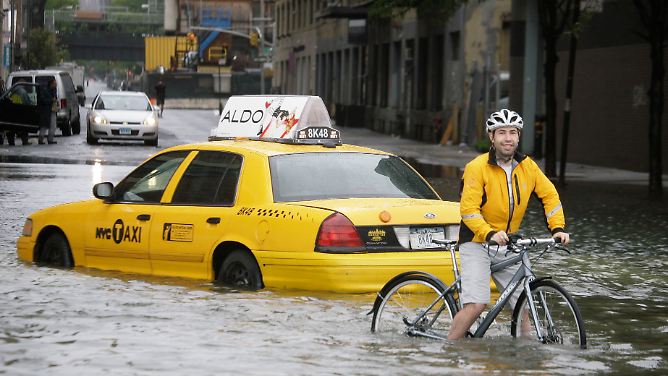 Lahmgelegt, aber nicht verwüstet: "Irene" verschont New York
