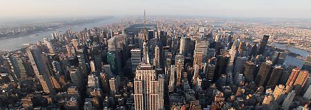 Blick über Manhattan: Reicht die Kraft?