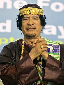 Gaddafi hatte gute Kontakte in alle Welt.